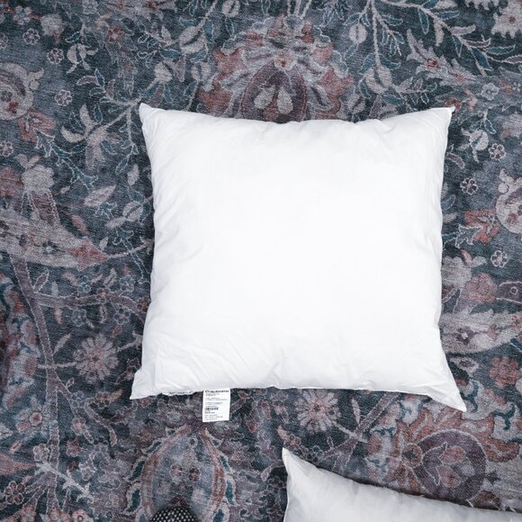 Crate&Barrel Set of 2 Down and Down Alternative Pillows - Square and Rectangle - Picture 5 of 11